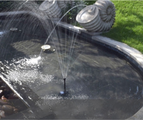 Solar landscape fountain