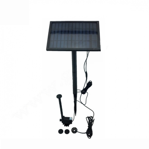 Solar water pump fountain