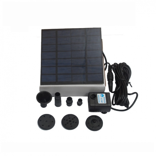 Solar water pump fountain